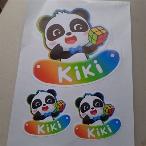 Babybus Characters A4 Stickers Kiki Miumiu Momo Shopee Philippines