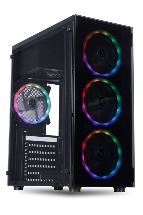 Hot Sale Transparent Tempered Glass Front Panel Atx Gaming Tower