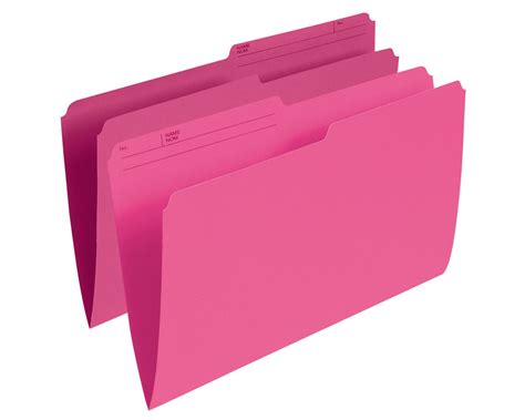 Colour File Folder 12 Cut Tab Legal Pink