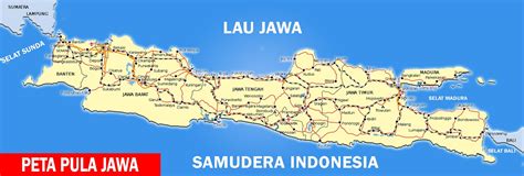 Peta Pulau Jawa Lengkap Dengan Keterangannya Web Sejarah