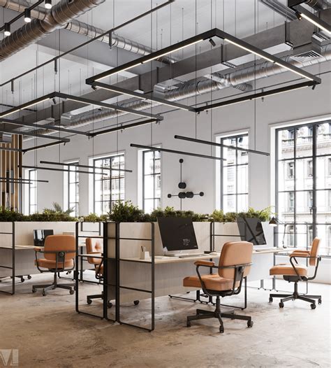 I W S On Behance Modern Office Space Office Interior Design Modern