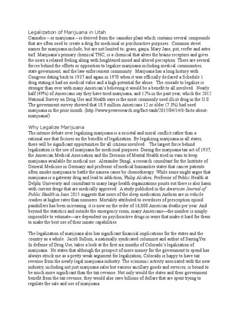 In itself, the practice invades the body of a person. position essay on marijuana d millard | Cannabis (Drug) | Psychoactive Drugs