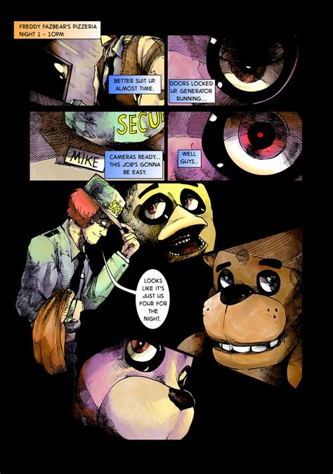 You Should Read This Fan Made Five Nights At Freddys Comic