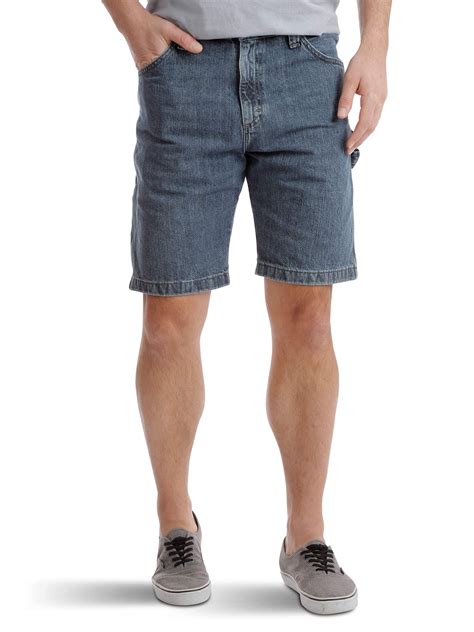 Wrangler Men S Denim Carpenter Shorts Walmart Com