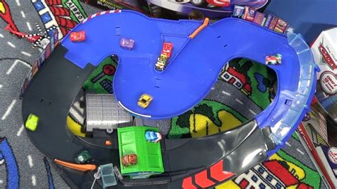 Disney Cars Micro Drifters Motorized Super Speedway Playset Youtube