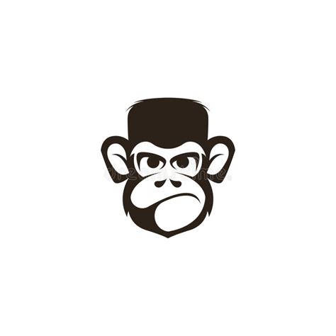 Monkey Head Logo Template Vector Monkey Face Logo Template Vector Ape