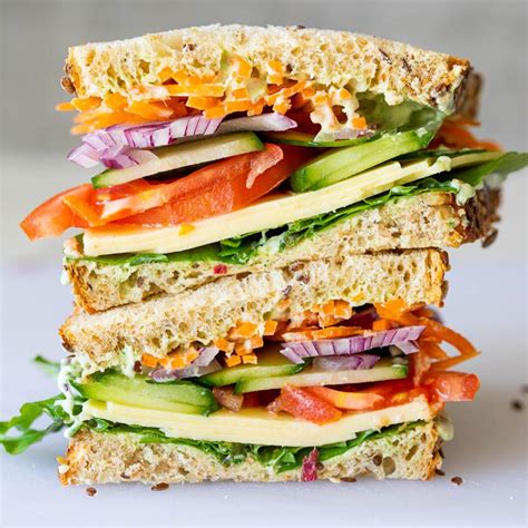 Easy Healthy Salad Sandwich Recipe Easy Healthy Salad Healthy