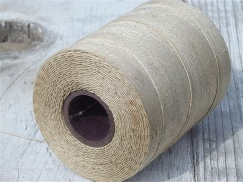 Natural Linen String Weaving Cord Yarn Or Heavy Leather Sewing Thread