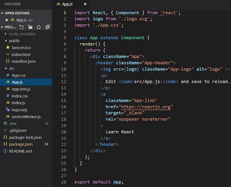 Introduction To React Js Jslib Dev Getting Started With Native Visual Studio Code Gspace Vrogue