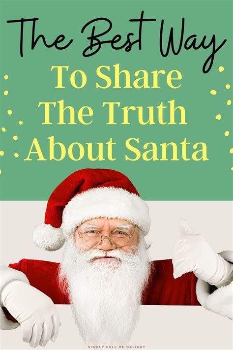 Telling The Truth About Santa Without Tears Artofit