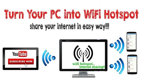 Turn Your Pc Into Wifi Hotspot Youtube
