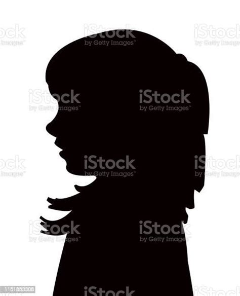 Child Head Silhouette Vector Stock Illustration Download Image Now