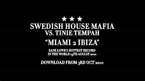 Swedish House Mafia Ft Tinie Tempah Miami 2 Ibiza YouTube