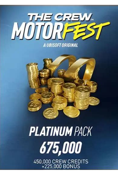 Buy The Crew Motorfest Platinum Pack 675000 Crew Credits Cheap Cd