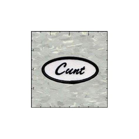 Name Tag Cunt Patch Camouflageca