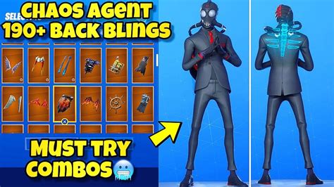 Fortnite juego de mesa oficial. NEW "CHAOS AGENT" SKIN Showcased With 185+ BACK BLINGS ...