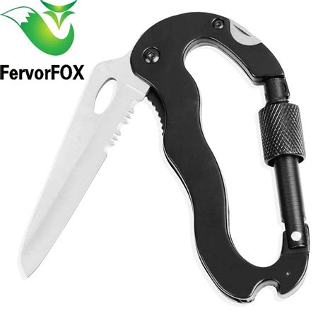 Outdoor Multi Function Edc Tool 5 In 1 With Knife Screwdriver Aluminum