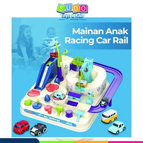 Jual Mainan Anak Mobil Mobilan Meluncur Dengan Lintasan Racing Car Rail Shopee Indonesia