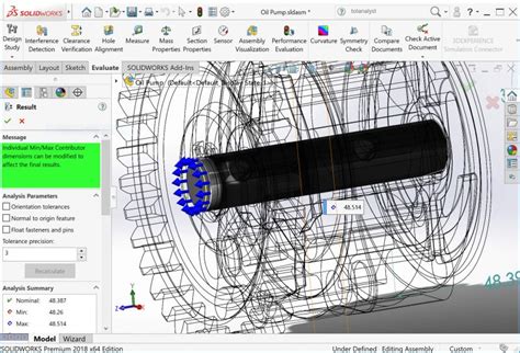 SOLIDWORKS TolAnalyst Tolerance Stack Up Analysis And Validation