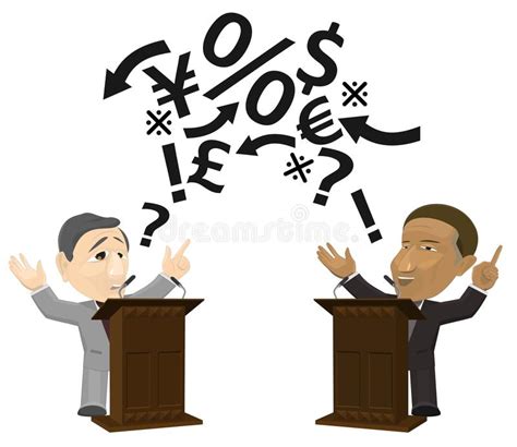 3 yıl önce renuf gönderdi. Two Men Engaging In Podium Debate Stock Vector ...