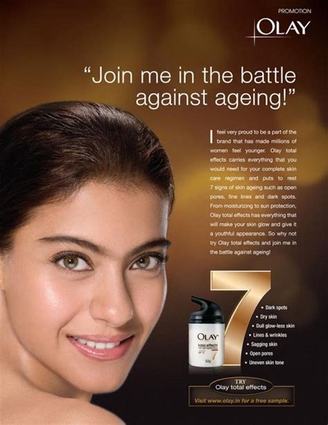 Kajols Olay Anti Aging Lotion Ad Pictures