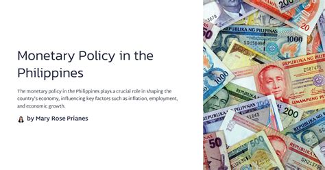 Monetary Policy In The Philippines