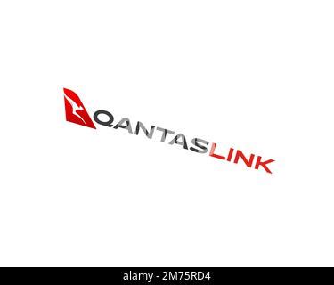 QantasLink Logo White Background Stock Photo Alamy