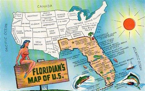Floridians Map Of Us Maps On The Web