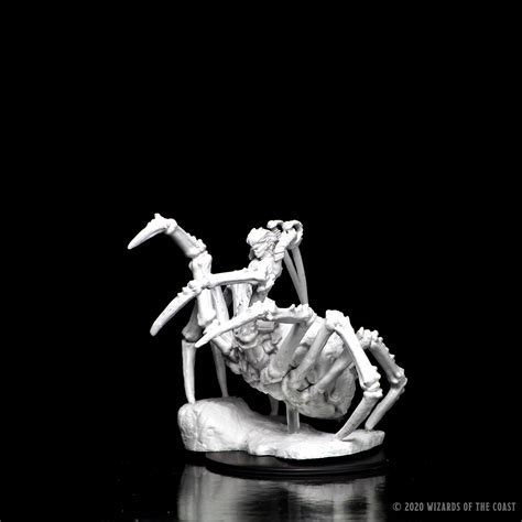The packaging displays these miniatures in a clear and visible format, so customers know exactly what they are getting. Wizkids Nolzur's Marvelous Miniatures: Drider