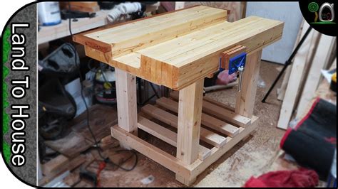 Build A 2x4 Workbench With Vise Youtube