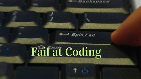 Fail Fast At Coding Youtube