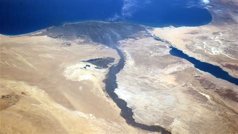 Africa Desert Egypt From Space Mediterranean Nile Sahara Sinai