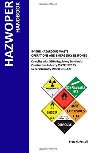 Hazwoper Handbook 8 40 Hr Hazardous Waste Operations And Emergency