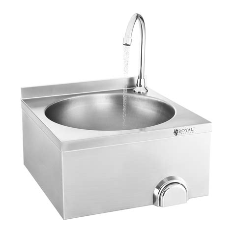 Only available for shipment in the european community. CATERING HAND FREE SINK KNEE OPERATED HIGHLY HYGENIC WASH ...