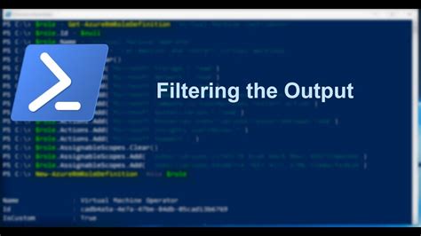 Part Filtering The Output Powershell Tutorial Youtube