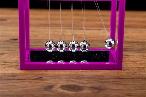 newtons cradle balance balls 5 pendulum balls with mirror desk top decoration kinetic motion