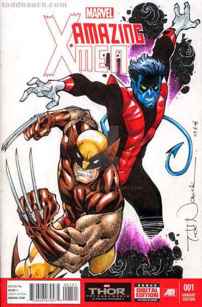 Nightcrawler And Wolverine By Toddnauck On Deviantart