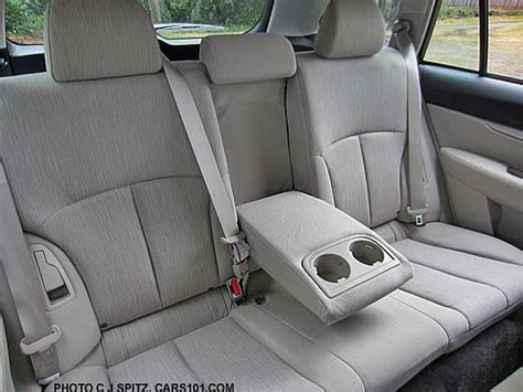 2014 Subaru Outback Rear Seat Ivory Cloth Shown