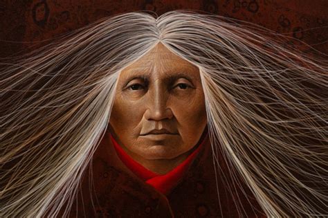 Portrait Of Native American Woman By Frank Howell On Artnet