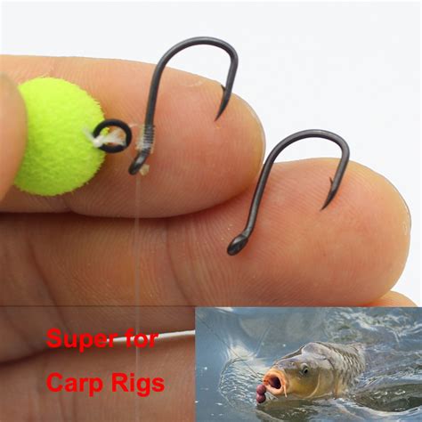 Teflon Coating Carp Fishing Hooks Micro Barbed Classic Boilie Hook With