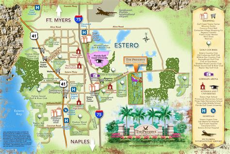Estero Beach Florida Map Printable Maps - vrogue.co