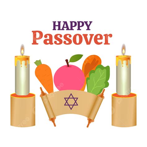Happy Passover Vector Art Png Happy Passover Png Image With Food