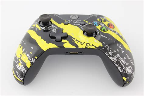 Yellow Savage Camo Xbox One Controller 10 Morbidstix Gallery Since 2007