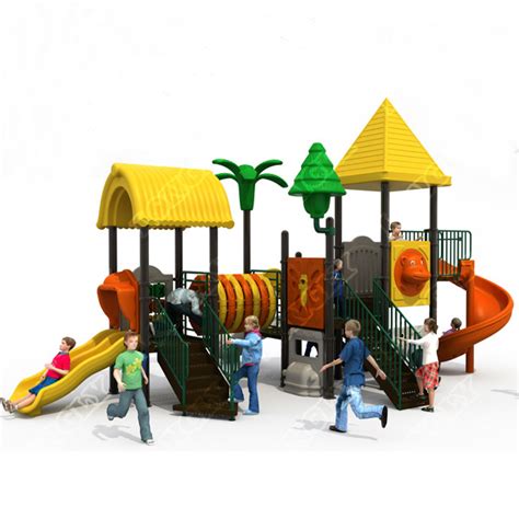 Ll 200058 High Quality Children Plastic Outdoor Playset For Preschool