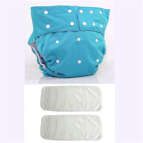 pul waterproof washable reusable cloth diaper cover incontinence pants for adults one size
