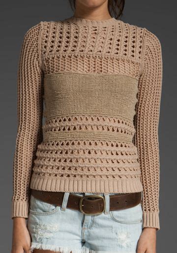 Maggie Ward Knit Sweater Sweaters Revolve Clothing Crochet Sweater