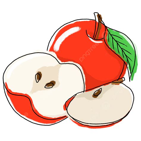 Apple Seed Clipart Transparent Background Apple Fruit Cute Seed