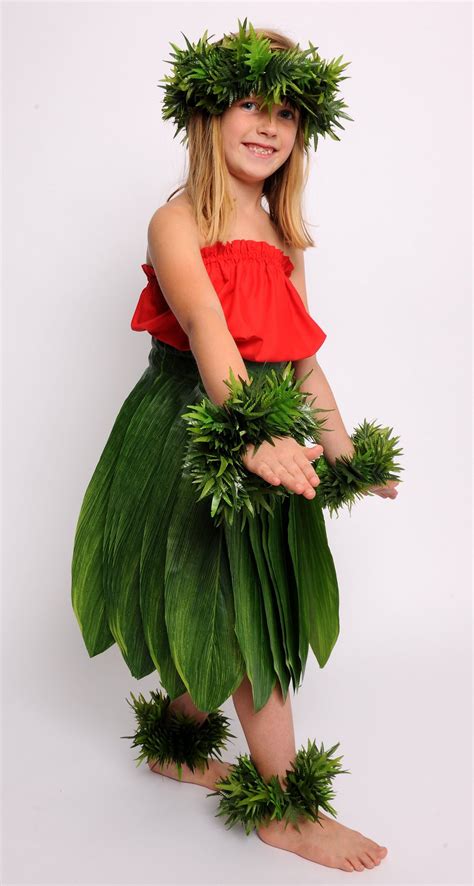 Deluxe Polysilk Hawaiian Ti Leaf Hula Skirt Child Size Discover