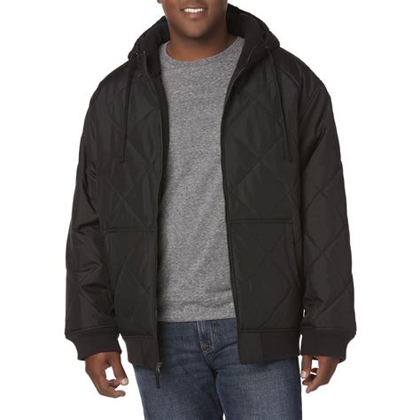 Northwest Territory Mens Big And Tall Hooded Bomber Jacket