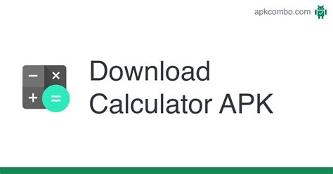 Calculator Apk Android App Free Download